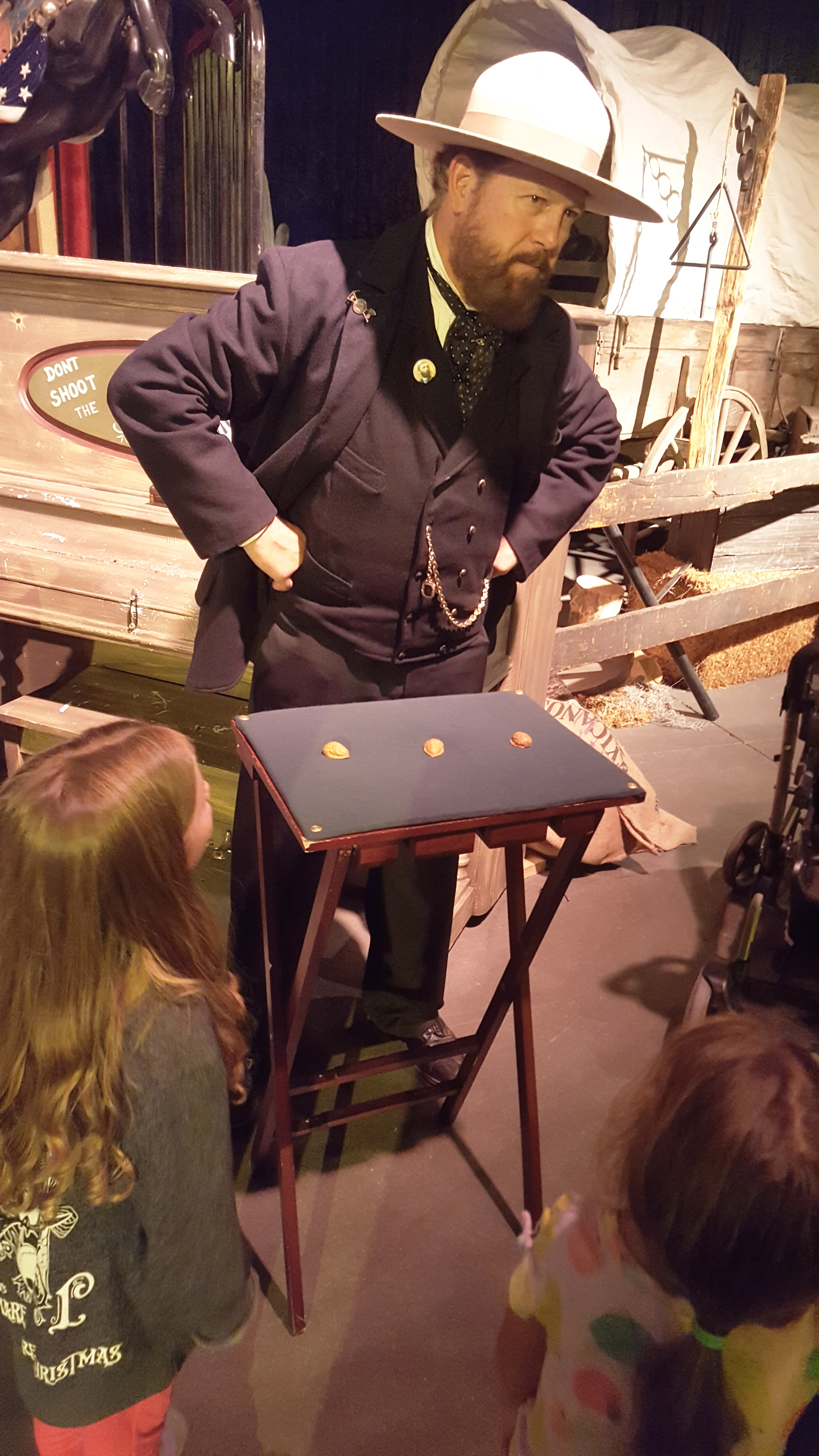 Soapy Smith Demonstration Of The Shell Game